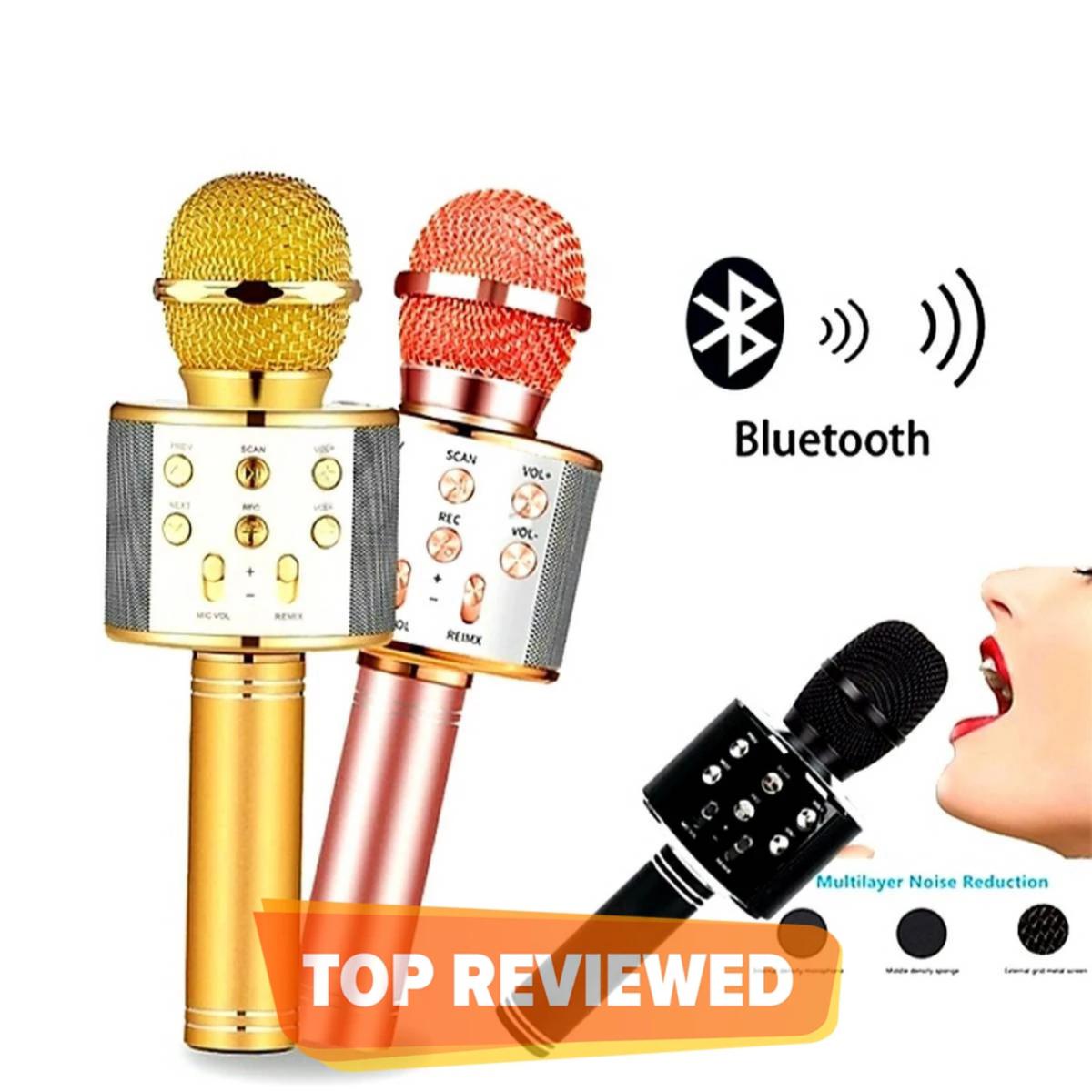 Wireless Bluetooth Karaoke Microphone for Kids
